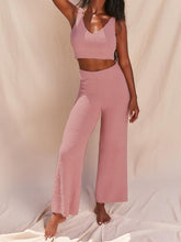 Load image into Gallery viewer, V-Neck Tank and Pants Set
