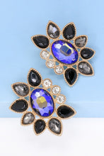 Load image into Gallery viewer, Geometrical Shape Glass Stone Dangle Earrings
