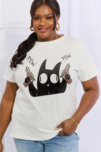 Load image into Gallery viewer, Simply Love Full Size PEW PEW Graphic Cotton Tee
