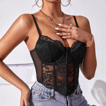 Load image into Gallery viewer, Sweetheart Neck Lace Detail Cami
