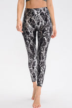 Load image into Gallery viewer, Animal Print Slim Fit Wide Waistband Long Sports Pants
