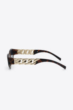 Load image into Gallery viewer, Chain Detail Temple Cat Eye Sunglasses
