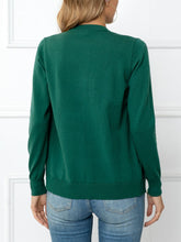 Load image into Gallery viewer, Button Down Round Neck Cardigan
