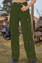 Load image into Gallery viewer, Loose Fit Long Jeans with Pockets
