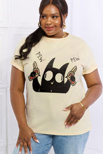 Load image into Gallery viewer, Simply Love Full Size PEW PEW Graphic Cotton Tee
