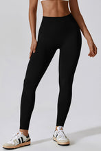 Load image into Gallery viewer, Wide Waistband Slim Fit Long Sports Leggings
