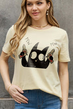 Load image into Gallery viewer, Simply Love Full Size PEW PEW Graphic Cotton Tee
