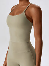 Load image into Gallery viewer, Square Neck Back Crisscross Tank Top
