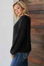 Load image into Gallery viewer, Cable Knit V-Neck Sweater
