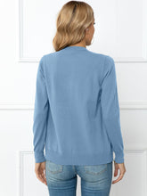 Load image into Gallery viewer, Button Down Round Neck Cardigan
