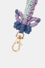 Load image into Gallery viewer, Butterfly Shape Macrame Key Chain
