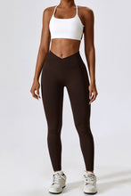 Load image into Gallery viewer, Slim Fit Wide Waistband Sports Leggings
