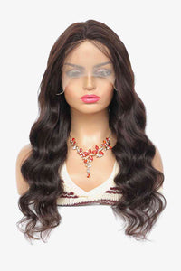 20" 13x4 Lace Front Wigs Body Wave Human Virgin Hair Natural Color 150% Density