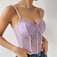 Load image into Gallery viewer, Sweetheart Neck Lace Detail Cami
