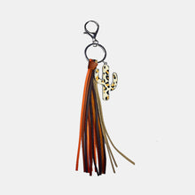 Load image into Gallery viewer, Cactus Keychain with Tassel
