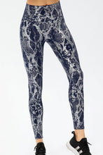 Load image into Gallery viewer, Animal Print Slim Fit Wide Waistband Long Sports Pants
