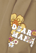 Load image into Gallery viewer, Simply Love Full Size DEAR MAMA Flower Graphic Hoodie
