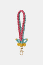 Load image into Gallery viewer, Butterfly Shape Macrame Key Chain
