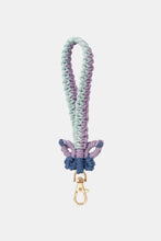 Load image into Gallery viewer, Butterfly Shape Macrame Key Chain
