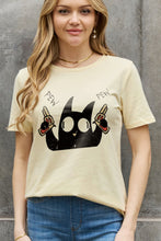 Load image into Gallery viewer, Simply Love Full Size PEW PEW Graphic Cotton Tee
