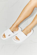 Load image into Gallery viewer, MMShoes Arms Around Me Open Toe Slide in White
