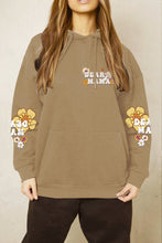 Load image into Gallery viewer, Simply Love Full Size DEAR MAMA Flower Graphic Hoodie
