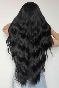 Full Machine Long Wave Synthetic Wigs 28''