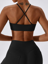 Load image into Gallery viewer, Cropped Halter Neck Sports Bra
