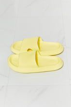 Load image into Gallery viewer, MMShoes Arms Around Me Open Toe Slide in Yellow
