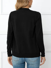 Load image into Gallery viewer, Button Down Round Neck Cardigan
