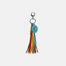 Load image into Gallery viewer, Turquoise Keychain with Tassel
