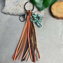 Load image into Gallery viewer, Cactus Keychain with Tassel
