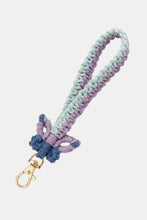 Load image into Gallery viewer, Butterfly Shape Macrame Key Chain
