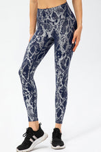 Load image into Gallery viewer, Animal Print Slim Fit Wide Waistband Long Sports Pants
