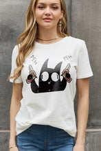 Load image into Gallery viewer, Simply Love Full Size PEW PEW Graphic Cotton Tee
