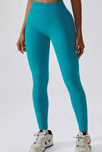 Load image into Gallery viewer, Slim Fit Wide Waistband Long Sports Leggings
