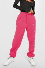 Load image into Gallery viewer, Simply Love Full Size Drawstring BUTTERFLY Graphic Long Sweatpants
