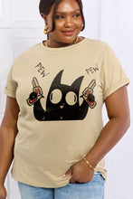 Load image into Gallery viewer, Simply Love Full Size PEW PEW Graphic Cotton Tee
