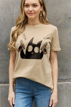 Load image into Gallery viewer, Simply Love Full Size PEW PEW Graphic Cotton Tee
