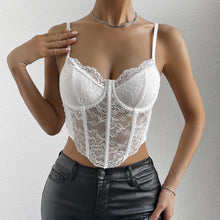 Load image into Gallery viewer, Sweetheart Neck Lace Detail Cami
