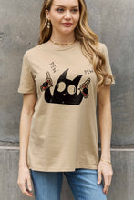 Load image into Gallery viewer, Simply Love Full Size PEW PEW Graphic Cotton Tee
