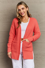 Load image into Gallery viewer, Zenana Bright &amp; Cozy Full Size Waffle Knit Cardigan
