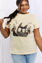 Load image into Gallery viewer, Simply Love Full Size PEW PEW Graphic Cotton Tee
