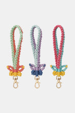 Load image into Gallery viewer, Butterfly Shape Macrame Key Chain
